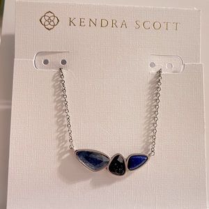 Kendra Scott Ivy Vintage Silver Pendant Necklace